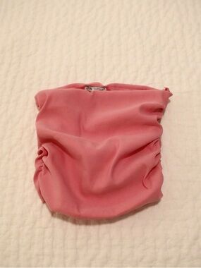 Zara strapless ruched top